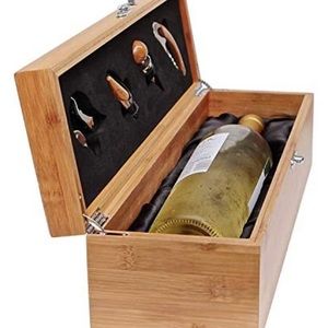 Solid Bamboo Wine Case Gift